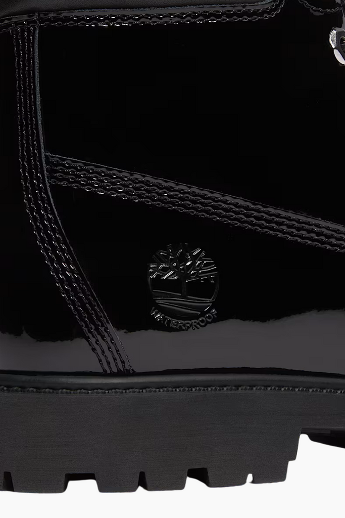 Premium 6 In Lace Waterproof Boot - Black Patent Leather - Timberland