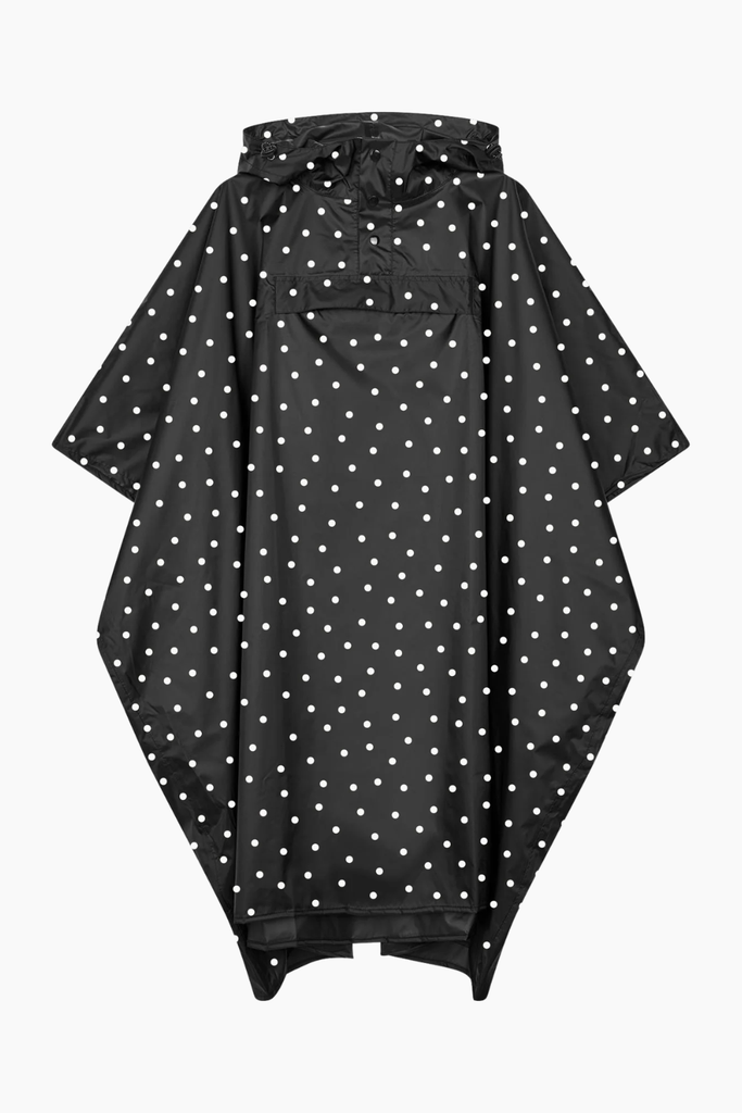 Raino Scape Dot Cape - Dot AOP Black - Mads Nørgaard