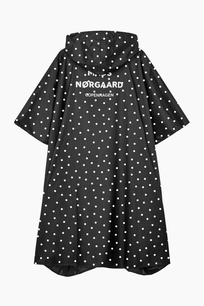 Raino Scape Dot Cape - Dot AOP Black - Mads Nørgaard