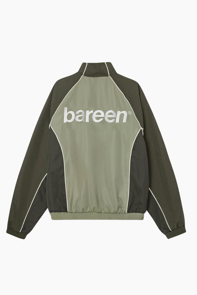 Relaxed Track Jacket Two-Tone - Laurel Oak - bareen