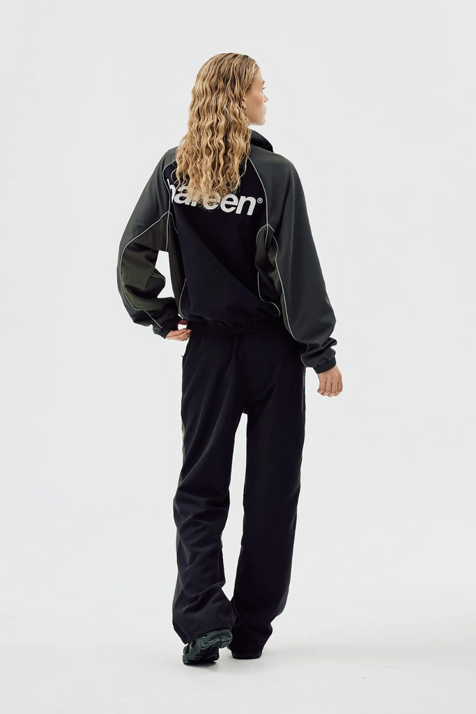 Relaxed Track Jacket Two-Tone - Meteorite - bareen