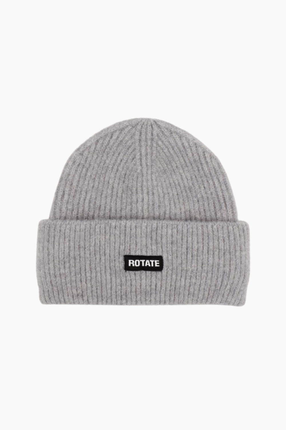 Rib Knit Beanie - Alloy (Light Gray) - ROTATE