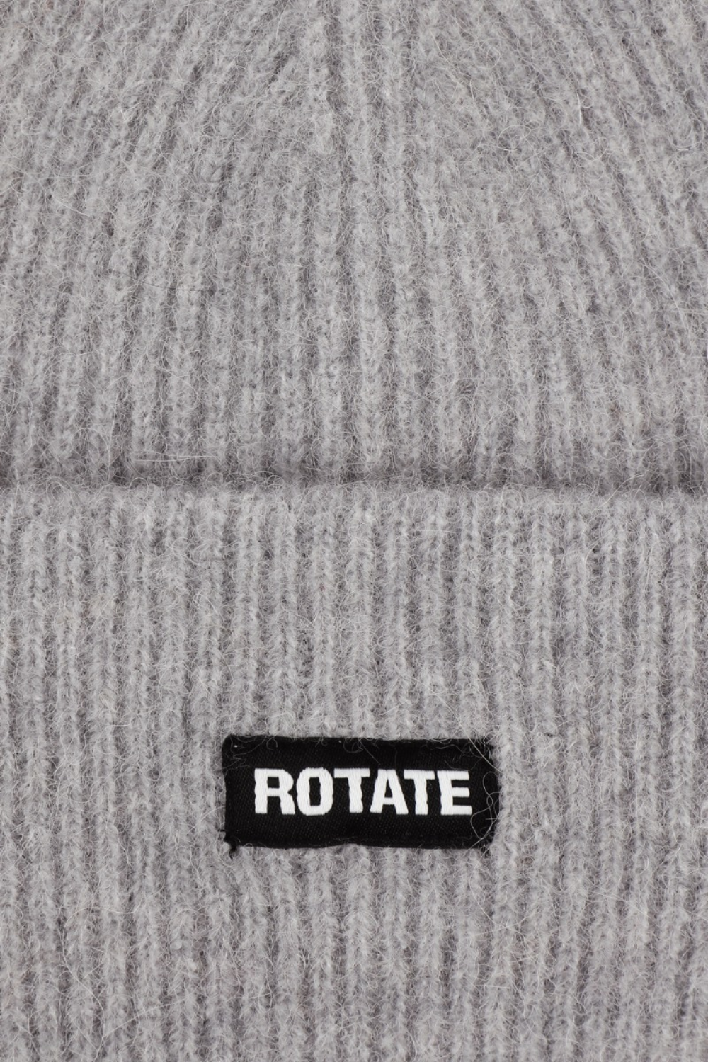 Rib Knit Beanie - Alloy (Light Gray) - ROTATE