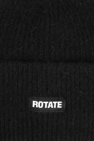 Rib Knit Beanie - Black - ROTATE
