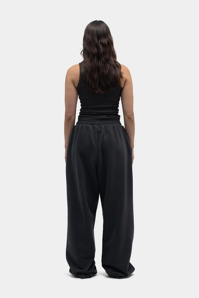 Rib Tank Top - Vintage Black - bareen