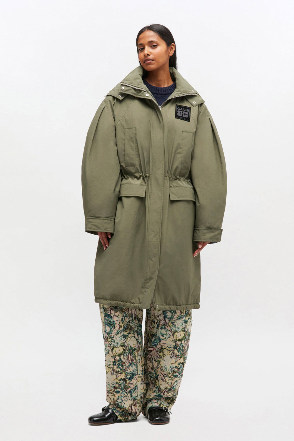 Ripstop Tri-Layer Parka Coat W1013