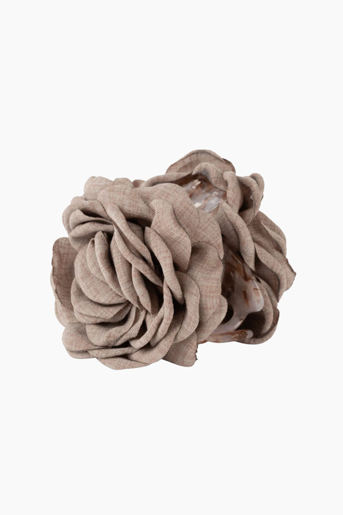 Rosa Hair Claw - Taupe - Sui Ava