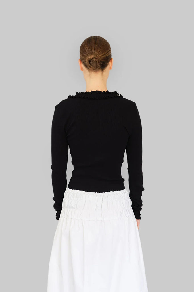 Rosie Seamless Top - Black/Black - OpéraSPORT