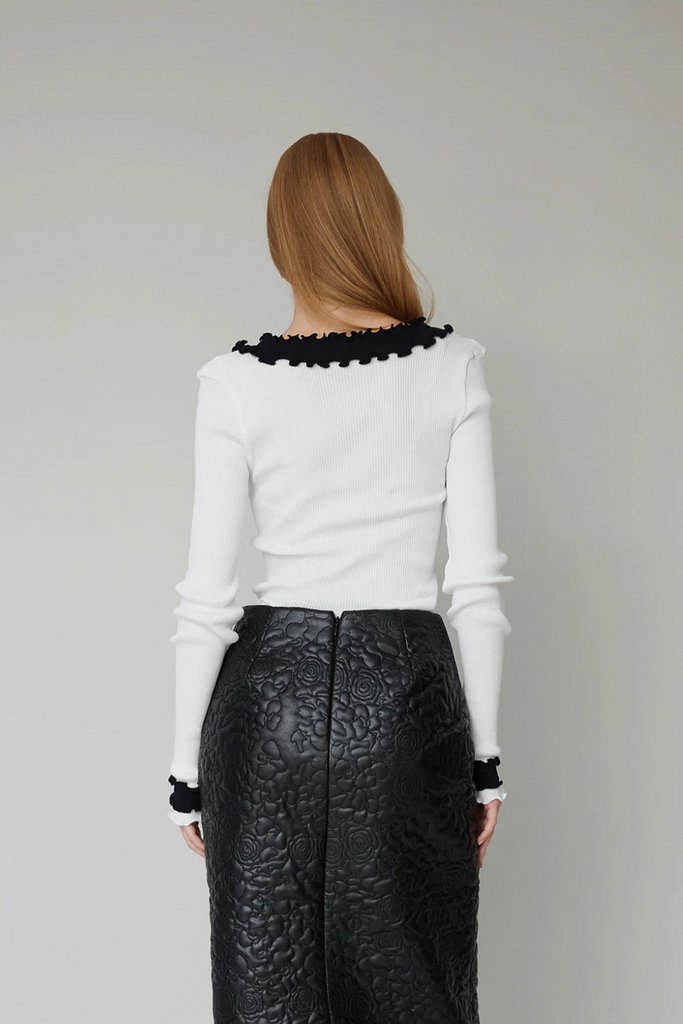 Rosie Seamless Top - White - OpéraSPORT