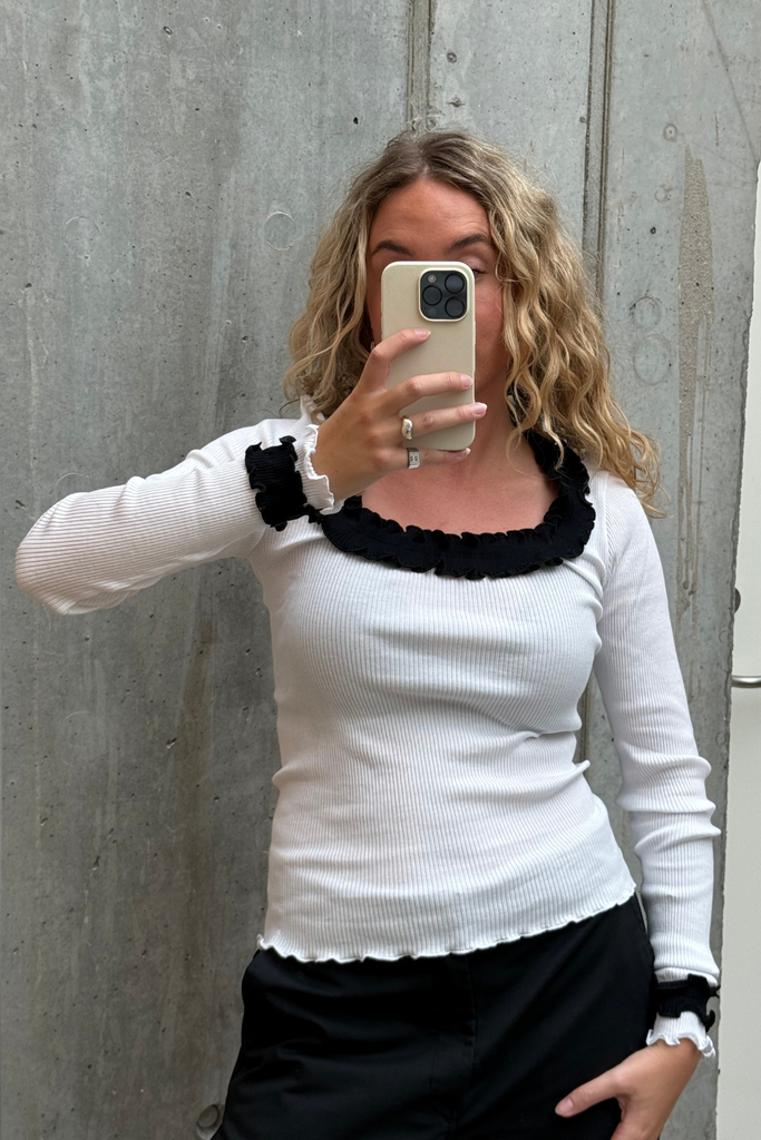 Rosie Seamless Top - White - OpéraSPORT