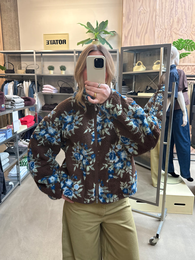 Rype Fleece Jacket - Brown Mix - Holzweiler