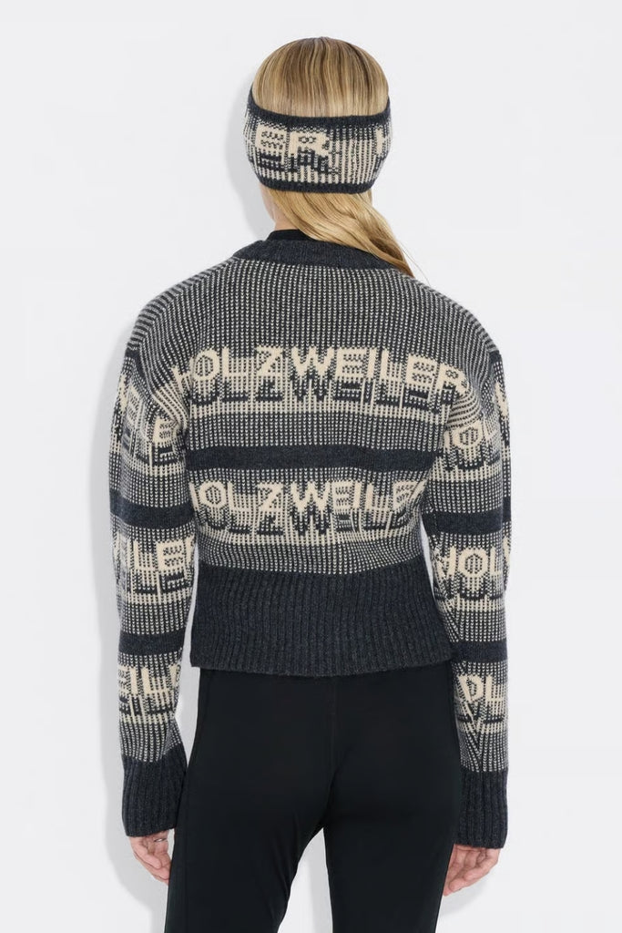 Ski Cropped Crew - Dark Grey - Holzweiler