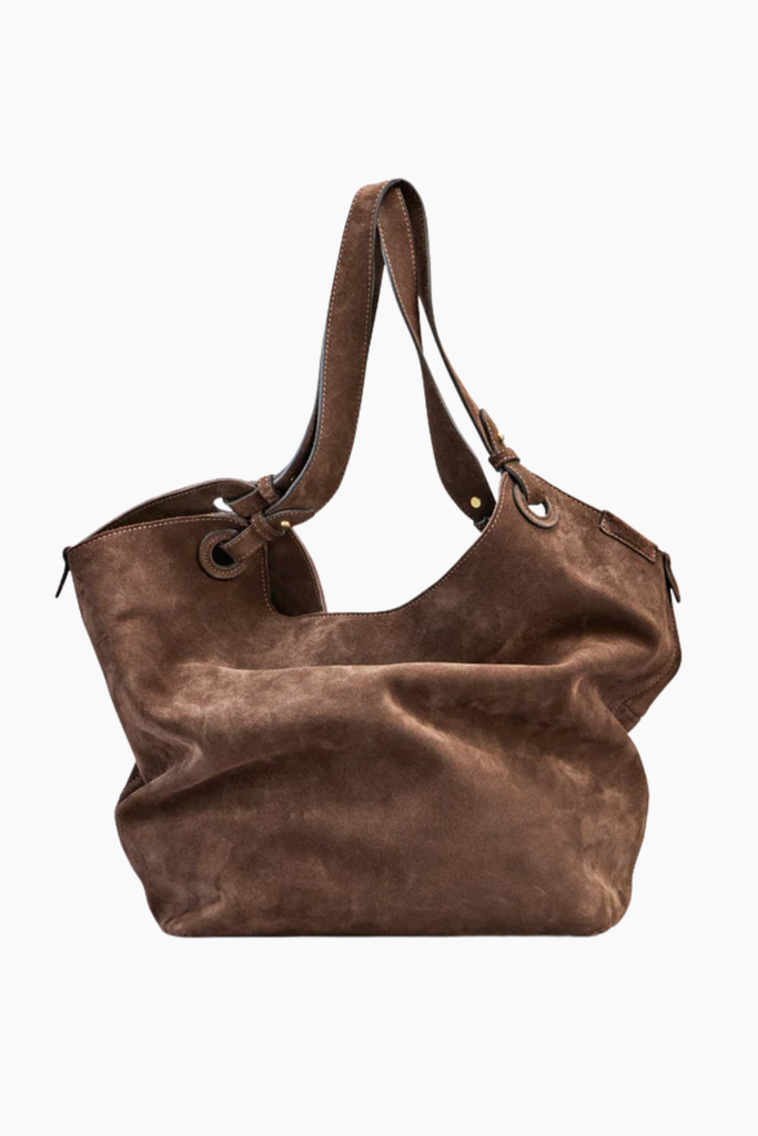 Soho Shoulder Bag - Umber Suede - Cala Jade