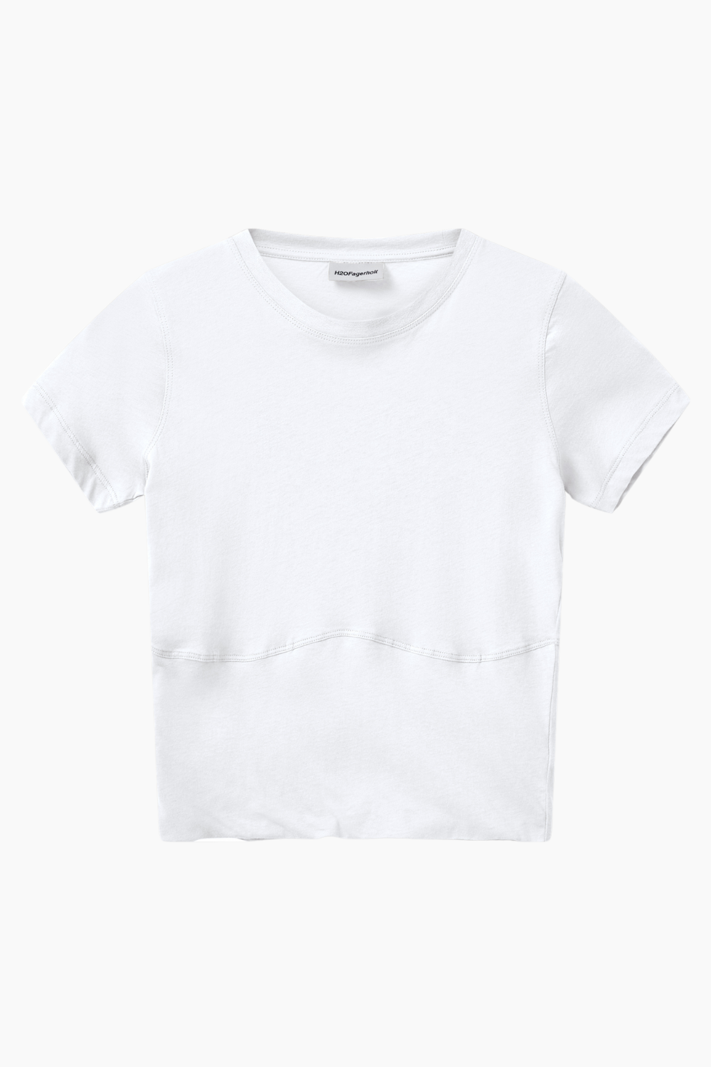 Sophia Cropped Tee - White - H2O Fagerholt