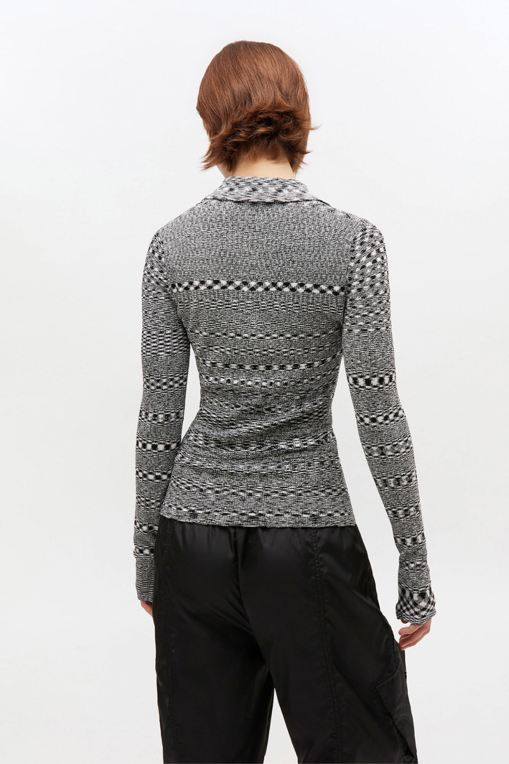 Spacedyed Polo K2606 - Black - GANNI