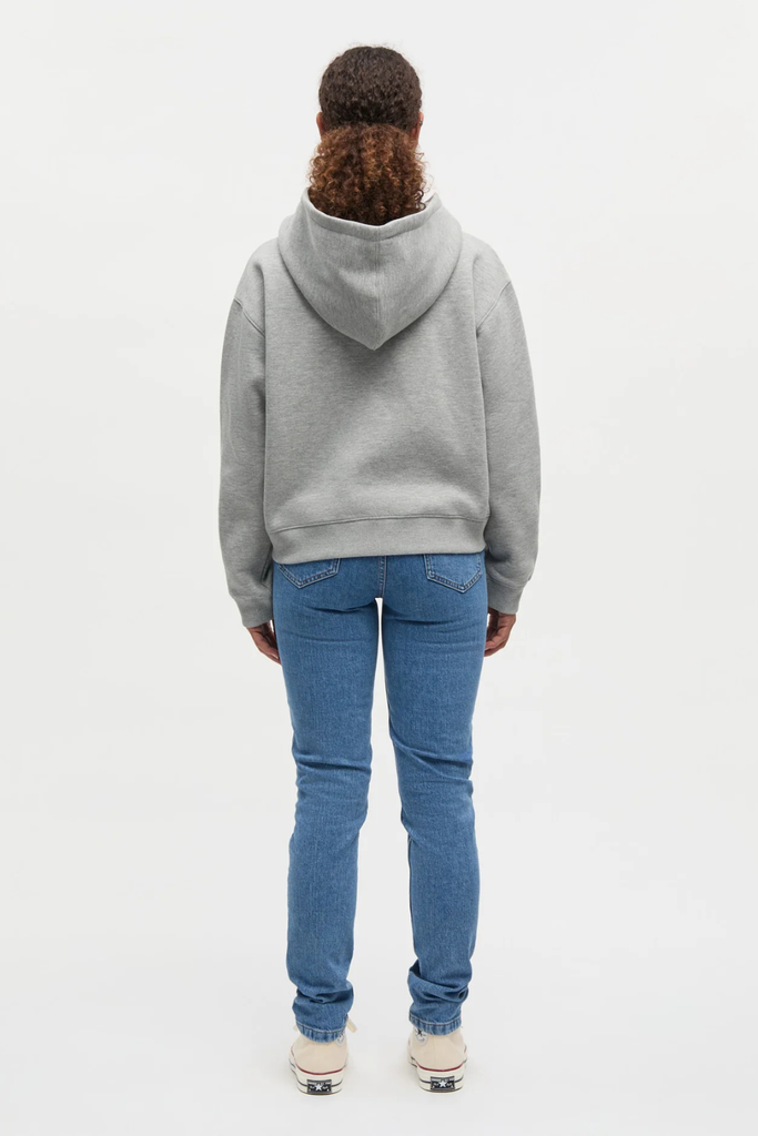 Standard Bobo Hood Sweatshirt - Grey Melange - Mads Nørgaard