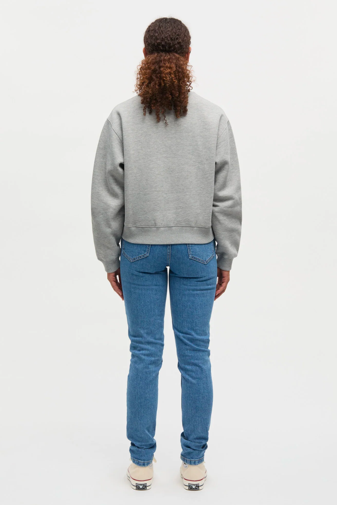 Standard Taylor Sweatshirt - Grey Melange - Mads Nørgaard