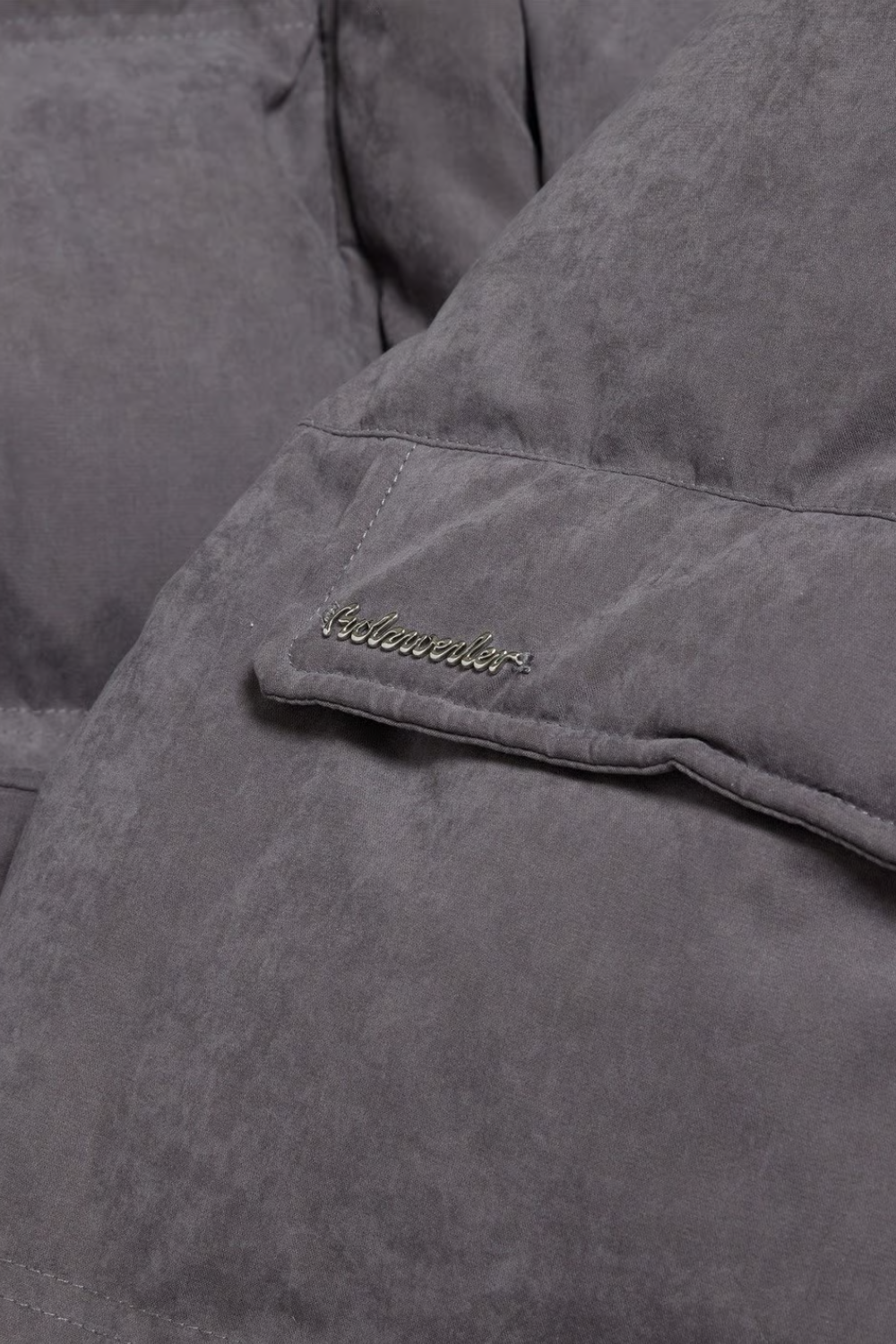 Steilia Brushed Down Jacket - Grey - Holzweiler