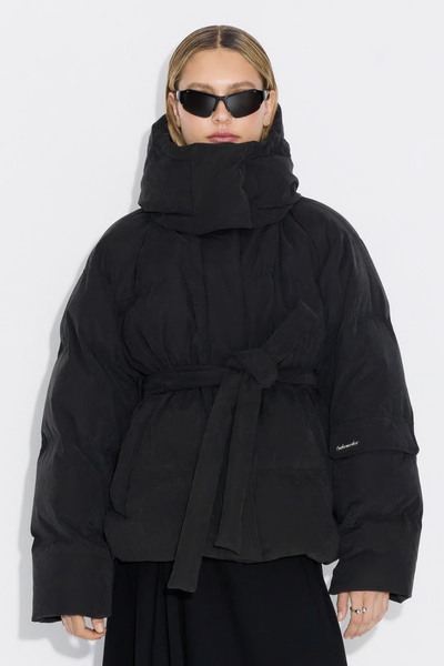 Steilia Brushed Down Jkt - Black - Holzweiler