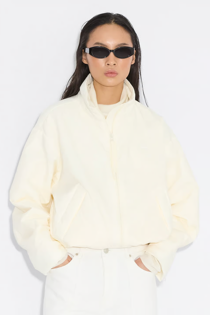 Steilia Lt Padded Jacket - Ecru - Holzweiler