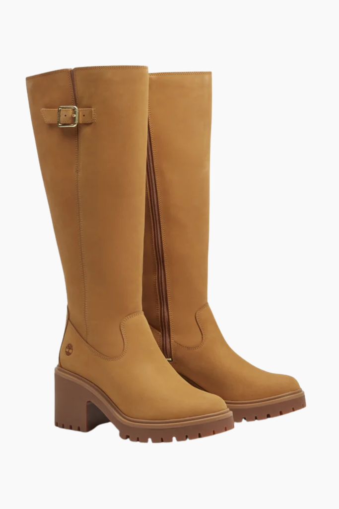 Stone Heights Tall Zip Up Boot - Wheat Nubuck - Timberland