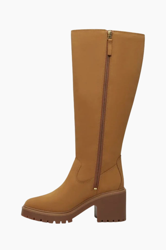 Stone Heights Tall Zip Up Boot - Wheat Nubuck - Timberland