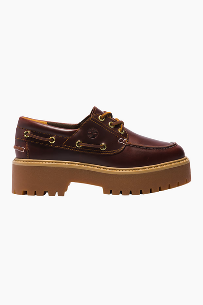 Stone Street Platform Boat Shoe - Burgundy - Timberland