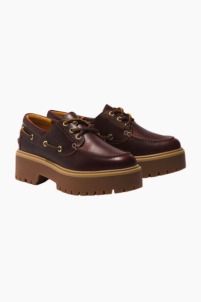 Stone Street Platform Boat Shoe - Burgundy - Timberland