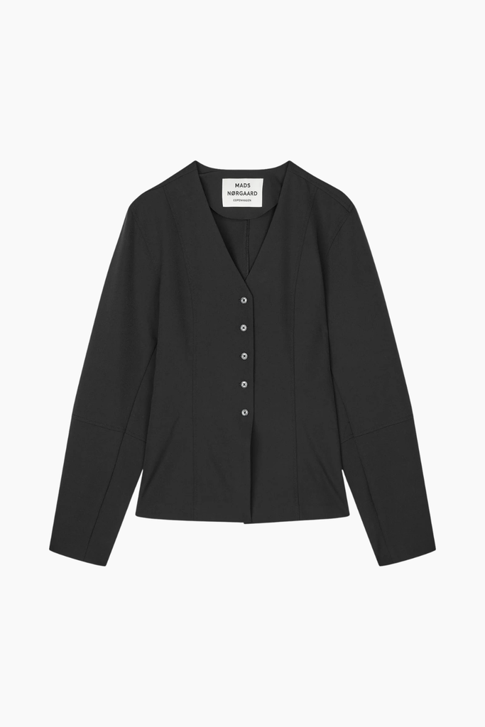 Stretchy Nylon Sara Jacket - Black - Mads Nørgaard
