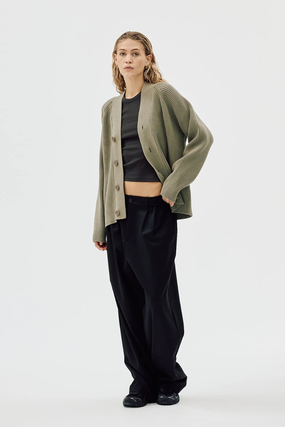 Suit Pants - Black - bareen