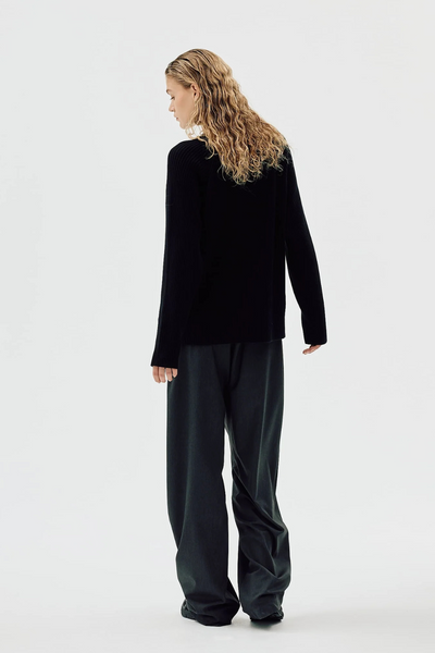 Suit Pants - Dark Grey - bareen