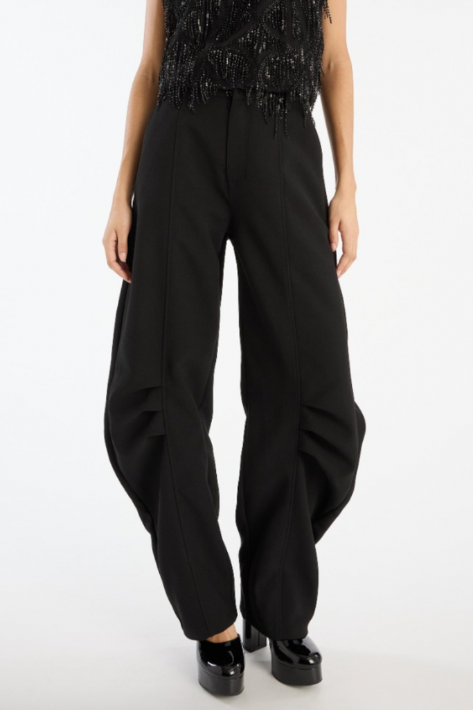 Suiting Cargo Pants - Black - Rotate