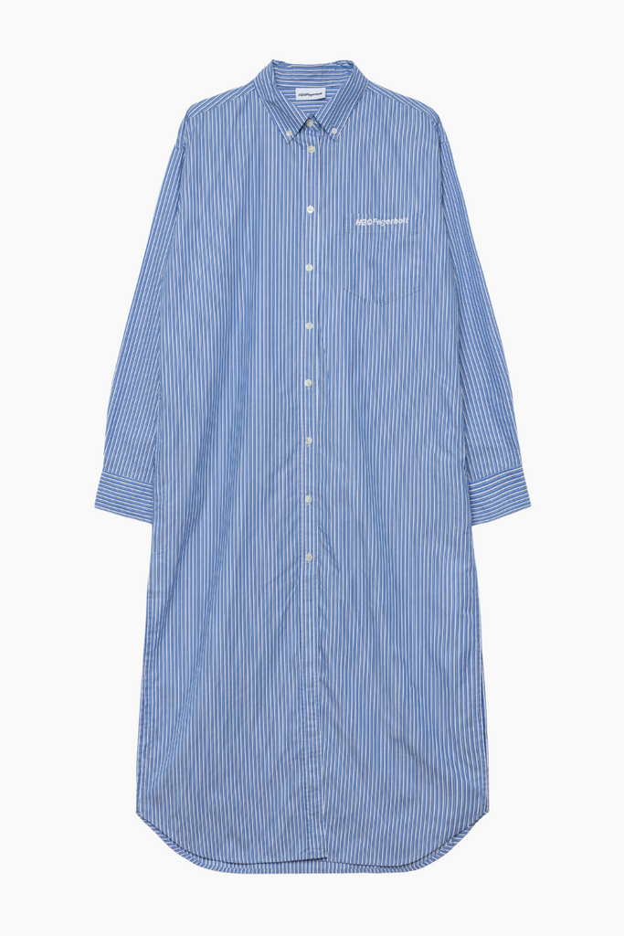 Sunday Shirt Dress - Blue Stripe - H2O Fagerholt