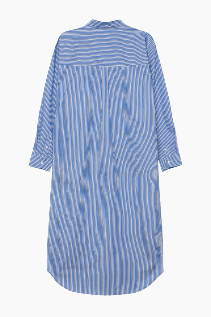 Sunday Shirt Dress - Blue Stripe - H2O Fagerholt
