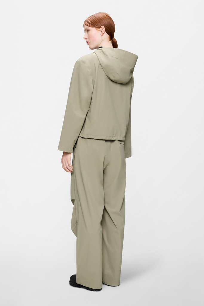 Suva Hardshell Short String W Jacket W3 - Beige - Rains