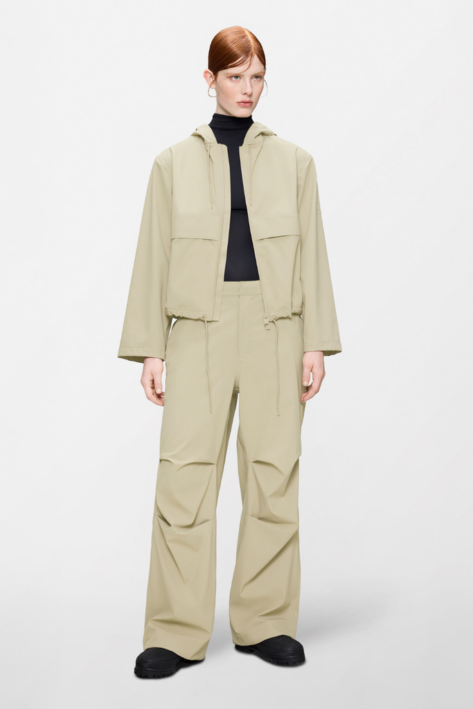 Suva Hardshell Short String W Jacket W3 - Beige - Rains