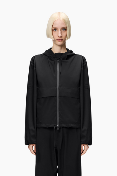 Suva Hardshell Short String W Jacket W3 - Black - Rains-1