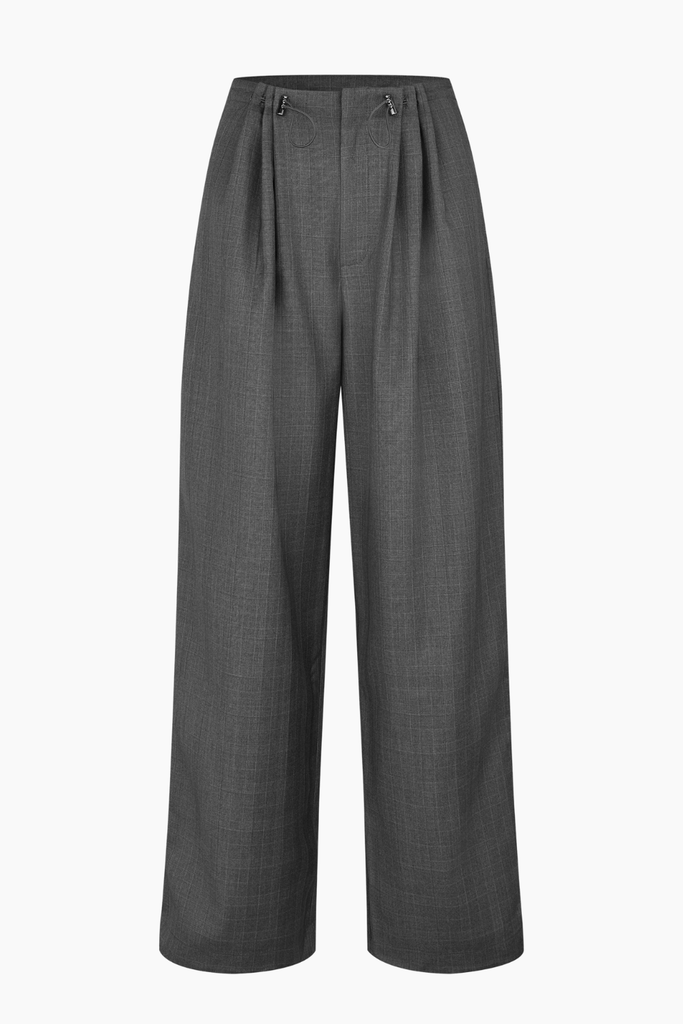 Tammy trousers - Grey checks - Oval Square
