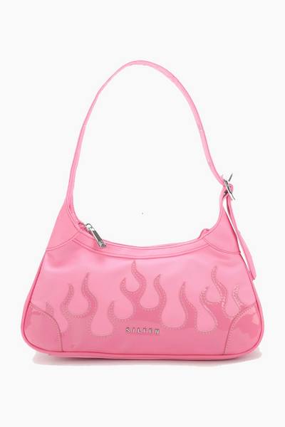Thora Flame Shoulder Bag - Light Pink - Silfen Studio