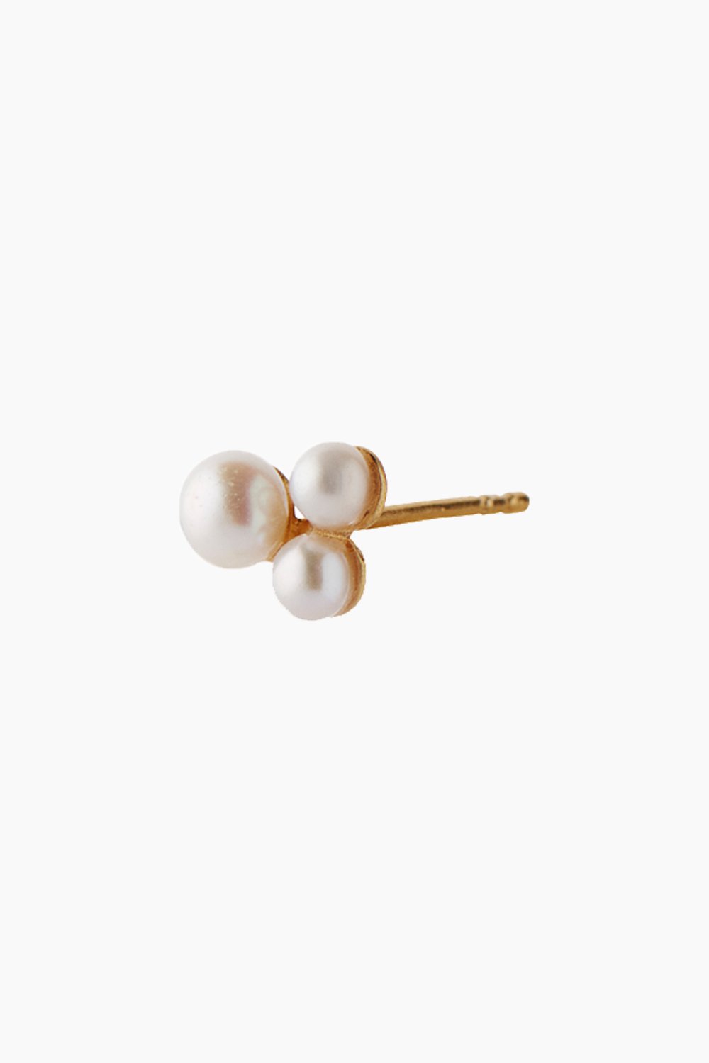 Three Pearl Berries Earring - Gold - Stine A