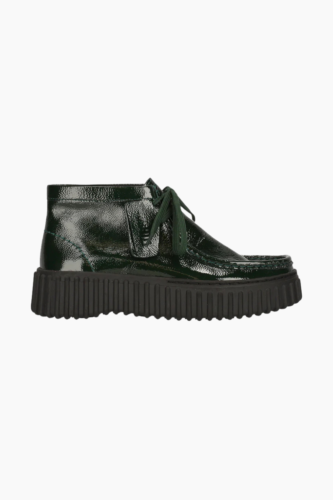 Torhill Moss D - Green Patent - Clarks