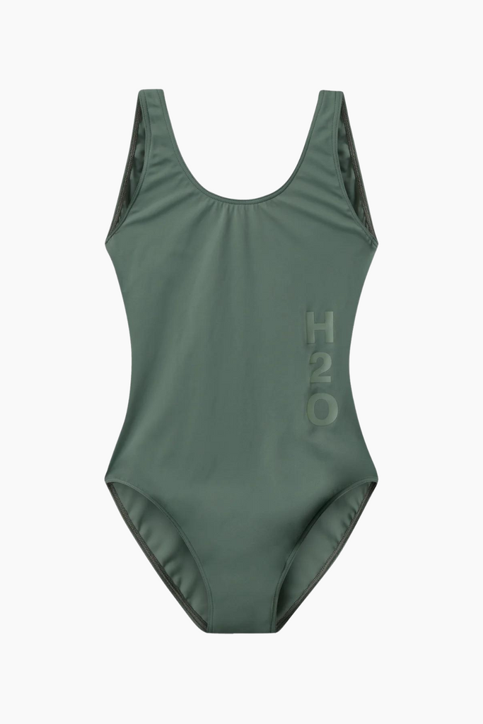 Tornø Logo Swim Suit - Army - H2O