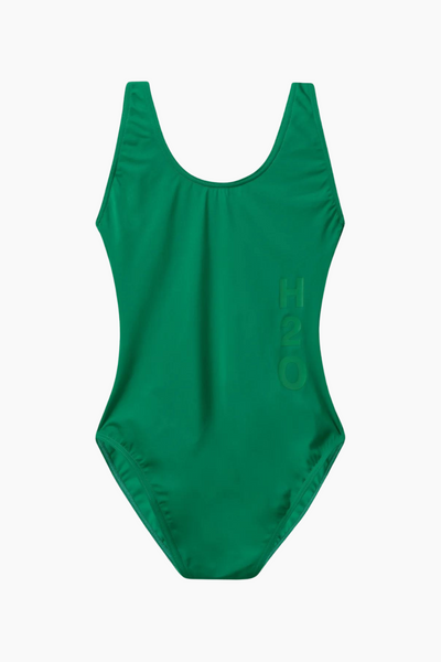 Tornø Logo Swim Suit - Posy Green - H2O