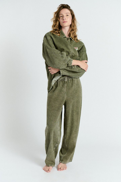 Uzatown Trousers - Olive - American Vintage