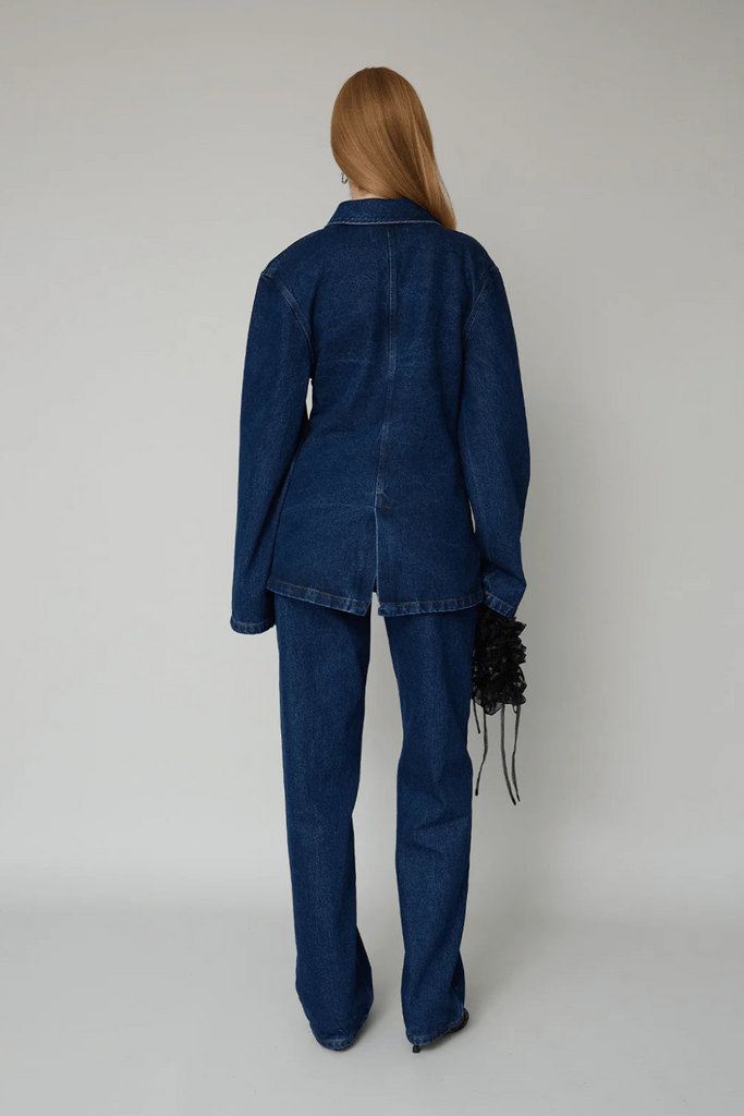 Victoria Denim Blazer - Medium Blue - OpéraSPORT