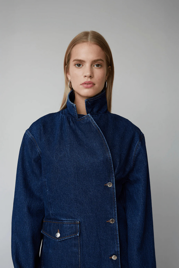 Victoria Denim Blazer - Medium Blue - OpéraSPORT