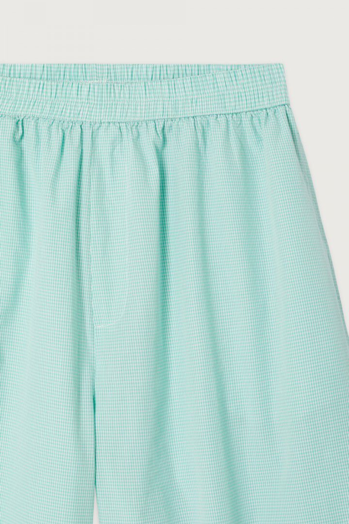 Vigy Women's Shorts - Vichy Jade - American Vintage
