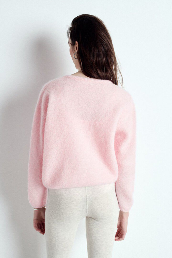 Vitow Cardigan - Sugared Almond Melange - American Vintage