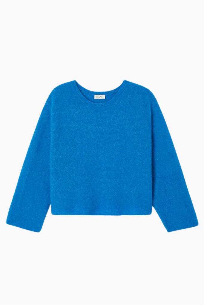 Vitow Women's Sweater - Curacao Melange - American Vintage
