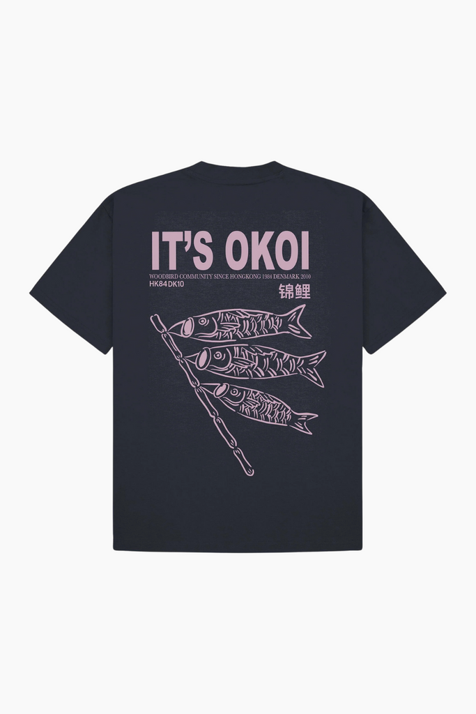 WBBalo Koi Tee - Dark Navy - Woodbird